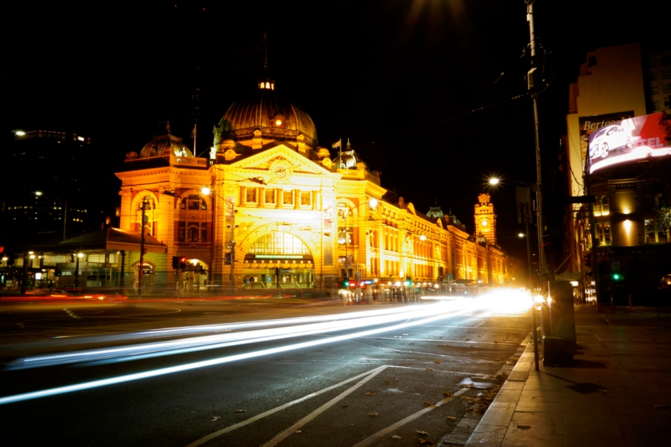 A photo of Flinders St Station